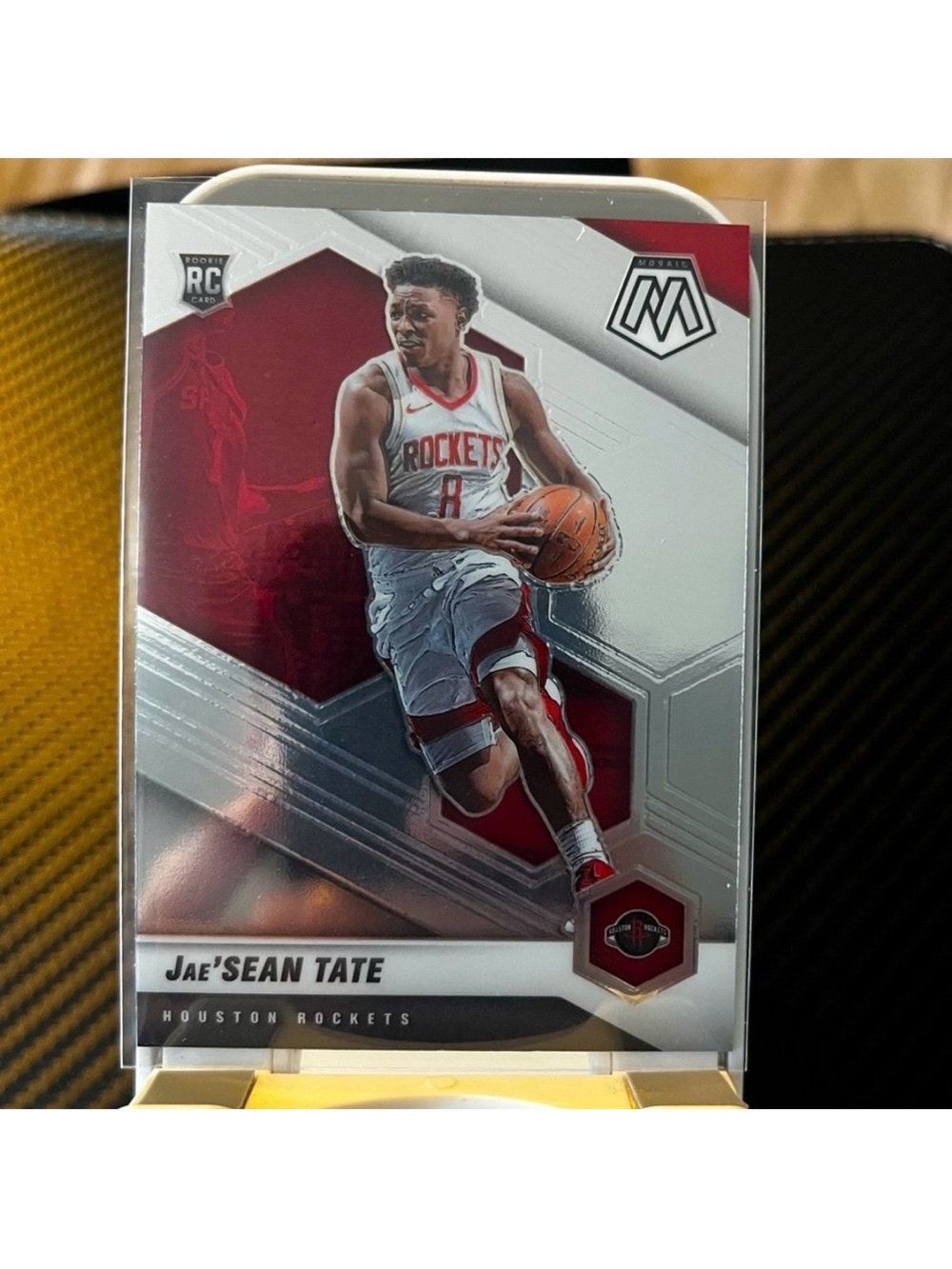 Houston Rockets 2021 Jae’Sean Tate #214 Panini Mosaic NBA Rookie Trading Card